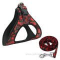 Eco-friendly colorful printing breathable dog harness